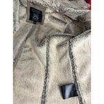 Hilary Radley Faux Shearling Jacket NWT Taupe Suede Plush Fur Trim Coat L Photo 12