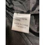 Princess Polly Women's Black Long Sleeve Faux Leather Vegan Shirt Jacket Size 4 Photo 4
