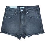 BP NWT . Womens Size 24 Black Mid-Rise Distressed Denim Shorts Raw Hem Photo 20