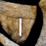 Free People Lulu Rugby Tan and Black Striped Cowl Neck Alpaca Wool Blend Sweater Photo 8