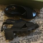 Gucci  Women‘s GG Lug Sole Sandal Size 36.5 Photo 1