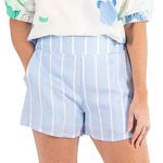 Emily McCarthy Hampton Stripe Everyday Shorts Size L Photo 1
