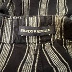 Brandy Melville navy blue & gray striped pants Photo 5