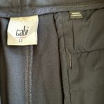 CAbi ‎ Keen Kick Flare Crop Pants 12 Classic Navy Ponte Stretch Ankle Button Photo 7