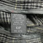 Kate Hill NWT Women's Plaid Dress Pants Size 10P Wool Blend Lightweight Wide Leg Photo 4