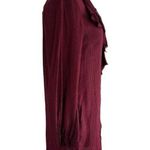 Paige NWT  Isabelle Dress Rumba Red Check Raw Ruffle Size S Photo 5