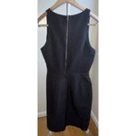 Adelyn Rae NWT  Knee High Black Dress With multi Color Design. Size Large Photo 4