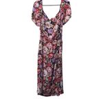 Lila Rose 343. Lily rose midi floral puff sleeve dress with slit size XXL Photo 2