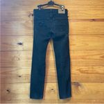 Abercrombie & Fitch Black Distressed Mid Rise Stretchy Skinny Jeans 28 Photo 1