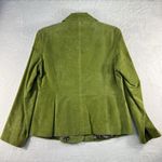 Colebrook Large Suede Leather Lime Green Jacket Women's Paisley Lined 2 Button Photo 9