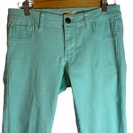 CAbi #322 Thin Mint Jegging Skinny Jeans Aqua Size 4 Photo 2