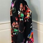 Amanda Uprichard  Popover Tunic Blouse Top Floral Small Photo 2