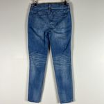 White House | Black Market Skimmer Zipper Moto Low Rise Skinny Jeans Photo 5