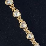 Gold Filled XO CZ Heart Chain Bracelet Photo 3