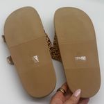 Joie  Weaver Slide Sandals Woven Braided Tan Bronze Gold Hardware Size 9.5 Summer Photo 4