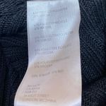 Urban Outfitters  Womens Black Rib Knit Long Sleeve Distressed Crop Sweater Top M Photo 4