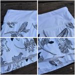 Athleta White w/ Black Floral Print  Tennis Skirt w/ Built in Shorts Photo 5