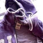 Victoria's Secret Vintage PINK Victoria Secret Full Zip Hoodie Purple White Women's Size Large Photo 7