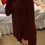 Red/maroon Long Shirt Or Dress Red Size XS Photo 1