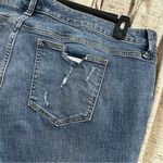 Torrid Distressed Plaid Backing Skinny Denim Jeans Photo 11