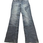 Akademiks Vintage Akdmks‎ Jeans Women's 31 Embroidered Pocket Denim Bootcut Flare Y2K Photo 0