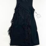 Laundry by Shelli Segal NEW Tassel Fringe Sleeveless Pullover Mini Sheath Dress Photo 0