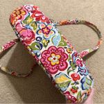 Vera Bradley  Villager Tote in Hope Garden blue and pink floral Photo 6