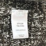 Zenana Size Small, greenish-Grey V-neck sweater with 3/4 balloon sleeves Photo 2