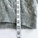 ZARA POINTELLE OPEN KNIT SWEATER Oversized Green Marl XS/S. NWT Photo 9