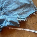 Madewell Shorts Blue High Rise Denim Jeans Cut Offs Frayed Hem Relaxed Fit 33 Photo 8