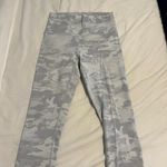 Lululemon Gray White Camo Leggings Photo 0