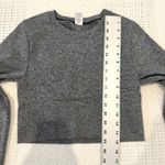 Victoria's Secret Pink medium seamless crop top active athletic TLS1 2837 Gray Photo 2