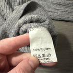 SheIn  Gray Cable Knit Long‎ Sleeve Quarter Zip Pullover Sweater Size S Photo 5