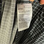 Old Navy  Womens Sz L Grid Pattern Shirt Dress White Black Checkered Flowy NWT Photo 6