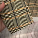 Vila Clothing, preppy plaid, vintage ladies y2k blazer, buttons, size 38 Black Photo 2