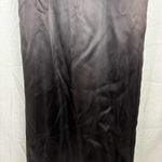 Vintage Black Satin Puff Sleeve Prom Dress With Bow Size 10 Photo 7