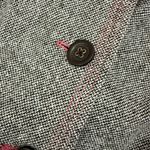 Gap Vintage Womens Blazer 6 Black Pink Tweed Wool Jacket Preppy Acadamia Office Photo 5
