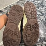 Nike  Chocolate Brown and Cream Sneakers Photo 4