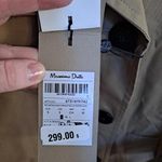 Massimo Dutti NWT  Double Breasted‎ Trench Coat 6731 Size S Photo 6