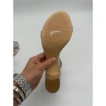 Stuart Weitzman New! Crystal Buckle 75 Block Heel Sandal Silver Sz 8.5 $525 Photo 7