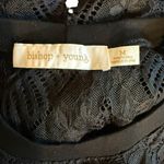 Bishop and Young NWT  Intricate Black Lace Blouse Size Medium Photo 6