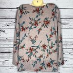 Agnes & Dora NWT Size L Sienna Floral Print Urban Pullover V-Neck Knit Top Photo 2