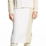 Derek Lam NWT  10 Crosby Rory Mixed Cable Knit Sweater Photo 0