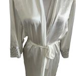 Oscar de la Renta Satin Lace Robe XL Photo 2