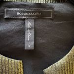 BCBG MAXAZRIA Judy Metallic Bell Sleeve Shift Dress Size S Photo 4