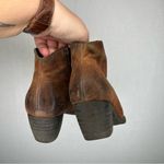 Born | Brown Leather Bootie Heel‎ 8 Woman’s Western Boho Photo 2
