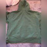 Aritzia TNA Cozy Fleece Hoodie Green Size XL Photo 3
