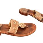Jack Rogers Jacks ll Cork Gold Thong Sandal Sz 7 Photo 2