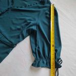 City Chic ccx Long Sleeve Green V-neck Mini Dress Size 16 Photo 8