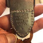 Coastal Cowgirl Granola Western Preppy Bonded Leather Bronze Braided Bo… Size L Photo 3